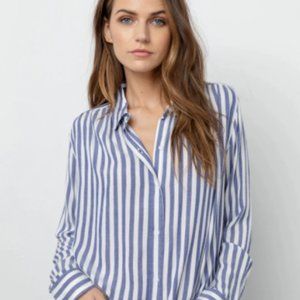 Rails Cozette Button-Down Top - Oslo Stripe